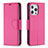 Handytasche Stand Schutzhülle Flip Leder Hülle für Apple iPhone 14 Pro Max Pink