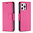 Handytasche Stand Schutzhülle Flip Leder Hülle für Apple iPhone 14 Pro Pink