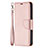 Handytasche Stand Schutzhülle Flip Leder Hülle für Apple iPhone 14 Pro Rosegold