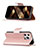 Handytasche Stand Schutzhülle Flip Leder Hülle für Apple iPhone 14 Pro Rosegold