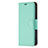 Handytasche Stand Schutzhülle Flip Leder Hülle für Apple iPhone 15 Cyan