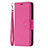 Handytasche Stand Schutzhülle Flip Leder Hülle für Apple iPhone 15 Pink