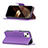 Handytasche Stand Schutzhülle Flip Leder Hülle für Apple iPhone 15 Violett