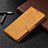 Handytasche Stand Schutzhülle Flip Leder Hülle für LG K61 Orange