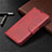 Handytasche Stand Schutzhülle Flip Leder Hülle für LG K61 Rot
