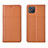 Handytasche Stand Schutzhülle Flip Leder Hülle für Oppo A92s 5G Orange