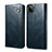 Handytasche Stand Schutzhülle Flip Leder Hülle für Samsung Galaxy A12 Nacho Blau