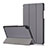 Handytasche Stand Schutzhülle Flip Leder Hülle für Samsung Galaxy Tab A7 4G 10.4 SM-T505 Grau