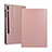 Handytasche Stand Schutzhülle Flip Leder Hülle für Samsung Galaxy Tab S6 10.5 SM-T860 Rosegold