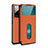 Handytasche Stand Schutzhülle Flip Leder Hülle für Vivo X51 5G Orange