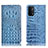 Handytasche Stand Schutzhülle Flip Leder Hülle H01P für OnePlus Nord N200 5G Hellblau