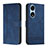 Handytasche Stand Schutzhülle Flip Leder Hülle H01X für Huawei Honor X5 Plus Blau