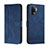 Handytasche Stand Schutzhülle Flip Leder Hülle H01X für Oppo F19 Pro Blau