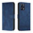 Handytasche Stand Schutzhülle Flip Leder Hülle H01X für Realme 9 Pro+ Plus 5G Blau