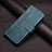 Handytasche Stand Schutzhülle Flip Leder Hülle H01X für Samsung Galaxy A73 5G Grün