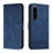 Handytasche Stand Schutzhülle Flip Leder Hülle H01X für Sony Xperia 1 IV SO-51C Blau