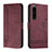 Handytasche Stand Schutzhülle Flip Leder Hülle H01X für Sony Xperia 1 IV SO-51C Rot