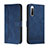 Handytasche Stand Schutzhülle Flip Leder Hülle H01X für Sony Xperia 10 III SOG04 Blau