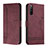 Handytasche Stand Schutzhülle Flip Leder Hülle H01X für Sony Xperia 10 IV SOG07 Rot