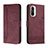 Handytasche Stand Schutzhülle Flip Leder Hülle H01X für Xiaomi Mi 11i 5G Rot