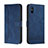 Handytasche Stand Schutzhülle Flip Leder Hülle H01X für Xiaomi Redmi 9AT Blau