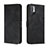 Handytasche Stand Schutzhülle Flip Leder Hülle H01X für Xiaomi Redmi Note 10T 5G Schwarz