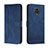 Handytasche Stand Schutzhülle Flip Leder Hülle H01X für Xiaomi Redmi Note 9 Pro Blau