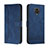 Handytasche Stand Schutzhülle Flip Leder Hülle H01X für Xiaomi Redmi Note 9S Blau