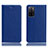 Handytasche Stand Schutzhülle Flip Leder Hülle H02P für Oppo A55S 5G Blau