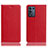 Handytasche Stand Schutzhülle Flip Leder Hülle H02P für Oppo K9S 5G Rot
