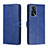 Handytasche Stand Schutzhülle Flip Leder Hülle H02X für Oppo A55 5G