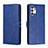 Handytasche Stand Schutzhülle Flip Leder Hülle H02X für Samsung Galaxy A13 4G Blau