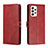 Handytasche Stand Schutzhülle Flip Leder Hülle H02X für Samsung Galaxy A53 5G Rot