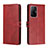 Handytasche Stand Schutzhülle Flip Leder Hülle H02X für Xiaomi Mi 11T 5G Rot