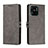 Handytasche Stand Schutzhülle Flip Leder Hülle H02X für Xiaomi Redmi 10C 4G Grau