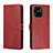 Handytasche Stand Schutzhülle Flip Leder Hülle H02X für Xiaomi Redmi 10C 4G Rot