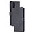 Handytasche Stand Schutzhülle Flip Leder Hülle H02X für Xiaomi Redmi K30S 5G Schwarz