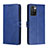 Handytasche Stand Schutzhülle Flip Leder Hülle H02X für Xiaomi Redmi Note 11 4G (2022) Blau