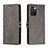 Handytasche Stand Schutzhülle Flip Leder Hülle H02X für Xiaomi Redmi Note 11 4G (2022) Grau