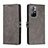 Handytasche Stand Schutzhülle Flip Leder Hülle H02X für Xiaomi Redmi Note 11 5G Grau