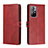 Handytasche Stand Schutzhülle Flip Leder Hülle H02X für Xiaomi Redmi Note 11 5G Rot