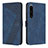 Handytasche Stand Schutzhülle Flip Leder Hülle H03X für Sony Xperia 1 IV Blau