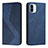 Handytasche Stand Schutzhülle Flip Leder Hülle H03X für Xiaomi Redmi A1 Blau