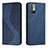 Handytasche Stand Schutzhülle Flip Leder Hülle H03X für Xiaomi Redmi Note 10 5G Blau