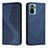 Handytasche Stand Schutzhülle Flip Leder Hülle H03X für Xiaomi Redmi Note 10S 4G Blau