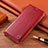 Handytasche Stand Schutzhülle Flip Leder Hülle H04P für HTC Desire 22 Pro 5G Rot