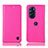 Handytasche Stand Schutzhülle Flip Leder Hülle H04P für Motorola Moto Edge 30 Pro 5G Pink