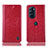 Handytasche Stand Schutzhülle Flip Leder Hülle H04P für Motorola Moto Edge Plus (2022) 5G Rot