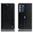Handytasche Stand Schutzhülle Flip Leder Hülle H04P für Motorola Moto Edge S30 5G Schwarz