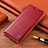 Handytasche Stand Schutzhülle Flip Leder Hülle H04P für Motorola Moto G Play Gen 2 Rot